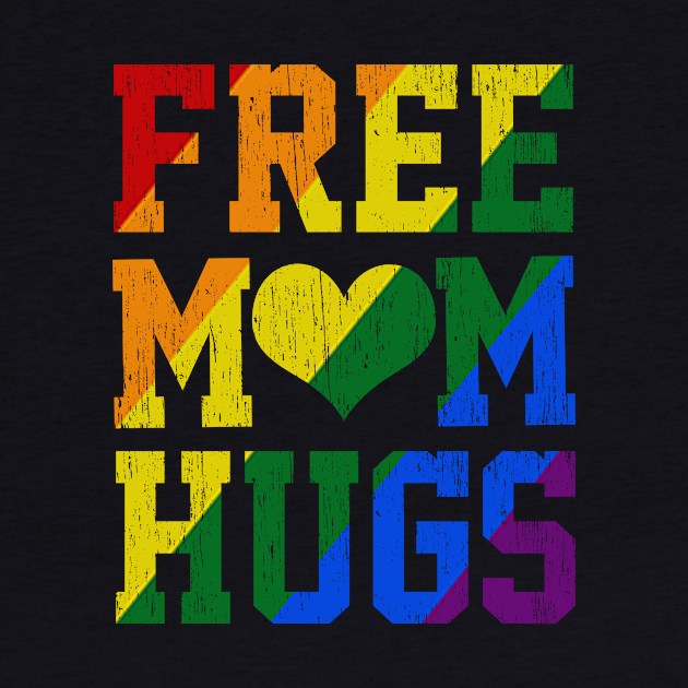 Rainbow free mom hugs heart lgbt pride by Ffree Dad hugs shirt for pride month LGBT